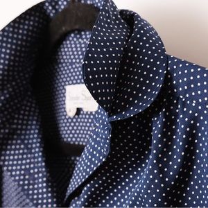 Unique, 1980s vintage double collar dress